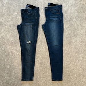 (2) pairs of Democracy “AB” solution skinny jeans- Size 12